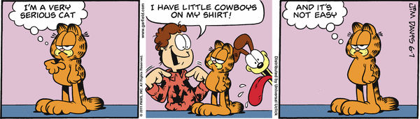 Komiksy garfield - komiks z dnia 07/06/2011