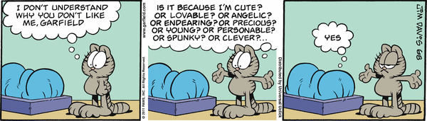Komiksy garfield - komiks z dnia 08/06/2011