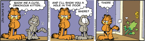 Komiksy garfield - komiks z dnia 09/06/2011