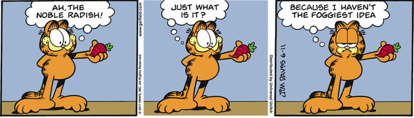 Komiksy garfield - komiks z dnia 11/06/2011