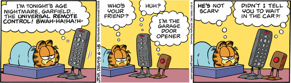 Komiksy garfield - komiks z dnia 18/06/2011