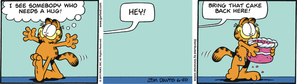 Komiksy garfield - komiks z dnia 20/06/2011