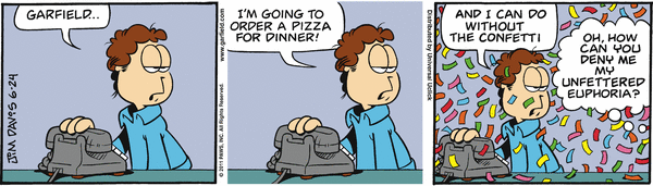 Komiksy garfield - komiks z dnia 24/06/2011