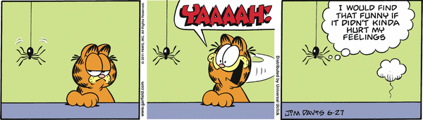 Komiksy garfield - komiks z dnia 27/06/2011