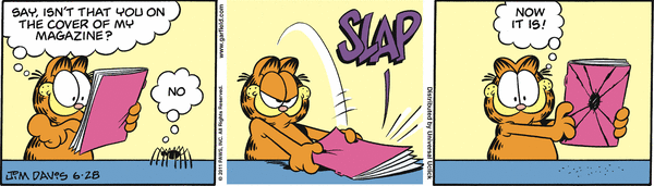 Komiksy garfield - komiks z dnia 28/06/2011