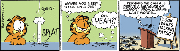 Komiksy garfield - komiks z dnia 30/06/2011