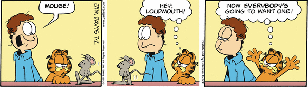 Komiksy garfield - komiks z dnia 02/07/2011