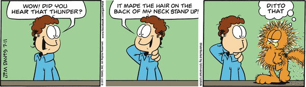 Komiksy garfield - komiks z dnia 11/07/2011