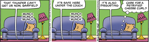 Komiksy garfield - komiks z dnia 14/07/2011