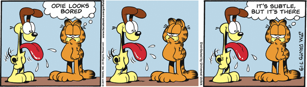 Komiksy garfield - komiks z dnia 19/07/2011