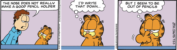 Komiksy garfield - komiks z dnia 20/07/2011