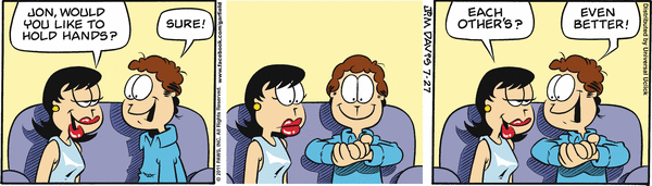Komiksy garfield - komiks z dnia 27/07/2011