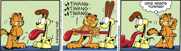 Komiksy garfield - komiks z dnia 02/08/2011