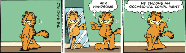 Komiksy garfield - komiks z dnia 08/08/2011