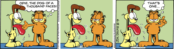 Komiksy garfield - komiks z dnia 09/08/2011