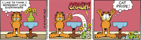 Komiksy garfield - komiks z dnia 10/08/2011