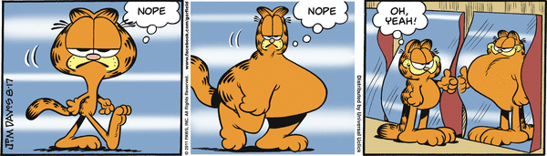 Komiksy garfield - komiks z dnia 17/08/2011