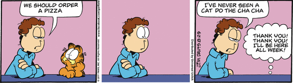 Komiksy garfield - komiks z dnia 29/08/2011