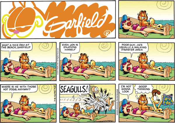 Komiksy garfield - komiks z dnia 04/09/2011