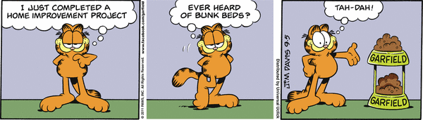 Komiksy garfield - komiks z dnia 05/09/2011