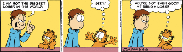Komiksy garfield - komiks z dnia 08/09/2011