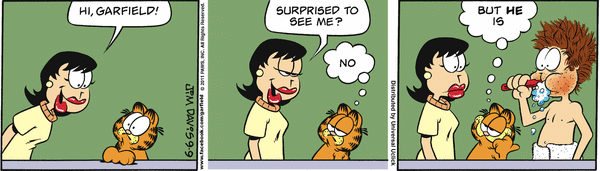 Komiksy garfield - komiks z dnia 09/09/2011