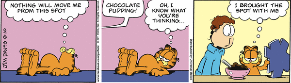 Komiksy garfield - komiks z dnia 10/09/2011