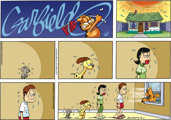 Komiksy garfield - komiks z dnia 11/09/2011