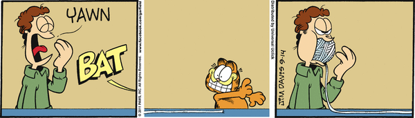 Komiksy garfield - komiks z dnia 14/09/2011