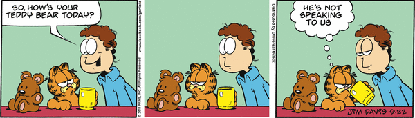 Komiksy garfield - komiks z dnia 22/09/2011