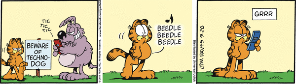 Komiksy garfield - komiks z dnia 28/09/2011