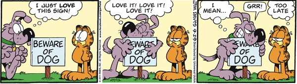 Komiksy garfield - komiks z dnia 29/09/2011