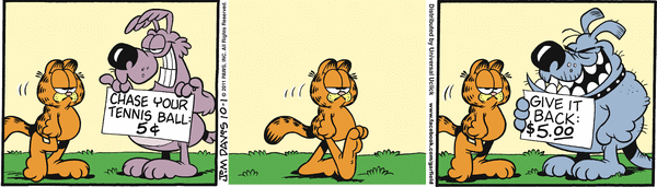 Komiksy garfield - komiks z dnia 01/10/2011