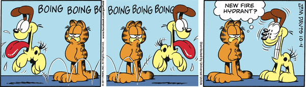 Komiksy garfield - komiks z dnia 04/10/2011