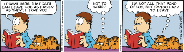 Komiksy garfield - komiks z dnia 06/10/2011
