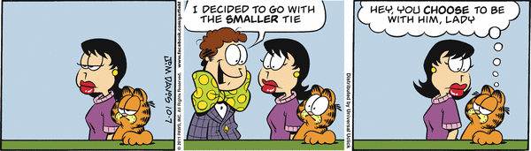Komiksy garfield - komiks z dnia 07/10/2011