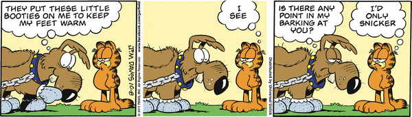 Komiksy garfield - komiks z dnia 08/10/2011