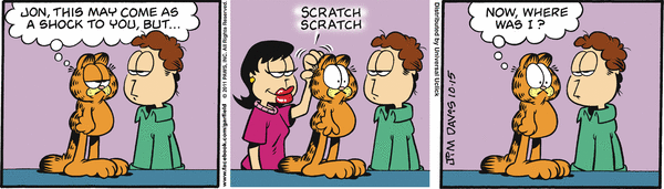 Komiksy garfield - komiks z dnia 15/10/2011