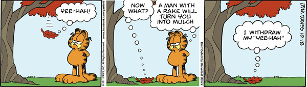 Komiksy garfield - komiks z dnia 18/10/2011