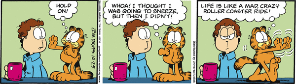 Komiksy garfield - komiks z dnia 25/10/2011