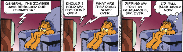 Komiksy garfield - komiks z dnia 26/10/2011