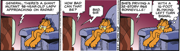 Komiksy garfield - komiks z dnia 29/10/2011
