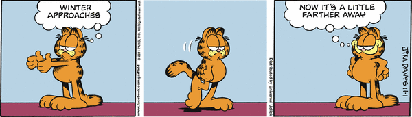 Komiksy garfield - komiks z dnia 01/11/2011