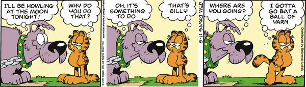 Komiksy garfield - komiks z dnia 05/11/2011