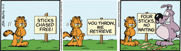Komiksy garfield - komiks z dnia 07/11/2011