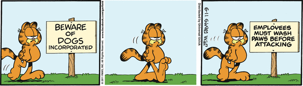 Komiksy garfield - komiks z dnia 09/11/2011