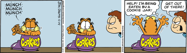 Komiksy garfield - komiks z dnia 14/11/2011