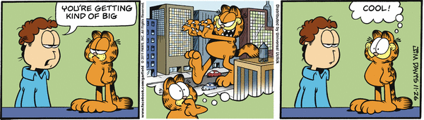 Komiksy garfield - komiks z dnia 26/11/2011