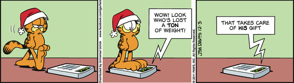 Komiksy garfield - komiks z dnia 03/12/2011