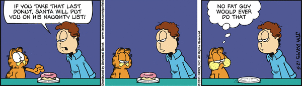 Komiksy garfield - komiks z dnia 05/12/2011
